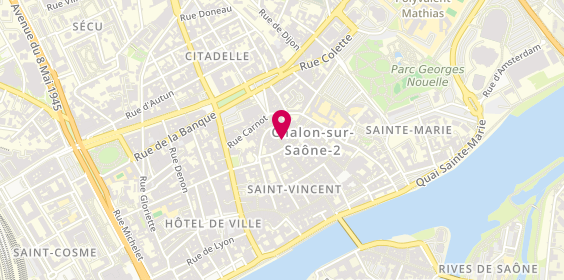 Plan de Patrice Bréal, 62 Grande Rue, 71100 Chalon-sur-Saône