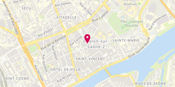 Plan de Le Petit Baigneur, 60 Grande Rue, 71100 Chalon-sur-Saône