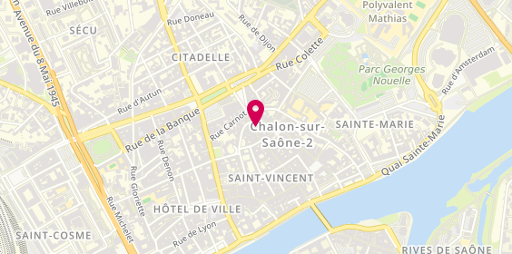Plan de Jean-Paul Dubourg Chausseur, 68 Grande Rue, 71100 Chalon-sur-Saône