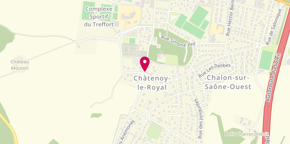 Plan de Chauss ' Unies, 19 Rue du Bourg, 71880 Châtenoy-le-Royal