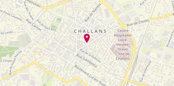 Plan de Carel's, 2 Rue de la Paix, 85300 Challans