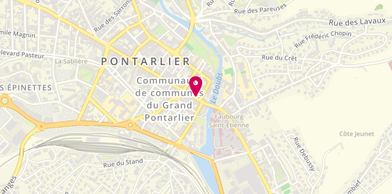Plan de Aabnl, 8 Rue de la Republique, 25300 Pontarlier
