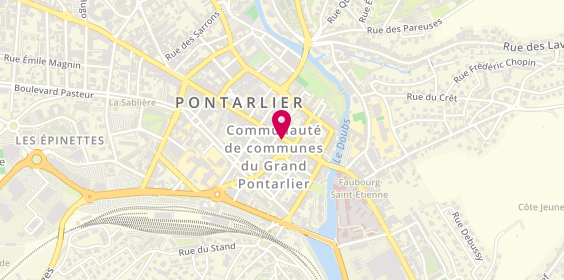 Plan de Etam Lingerie, 27 Rue de la République, 25300 Pontarlier