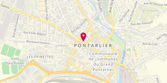 Plan de Fox Trot, 64 Rue de la République, 25300 Pontarlier