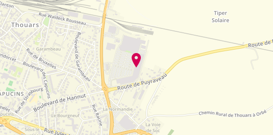 Plan de GÉMO, 37 Route de Puyraveau, 79100 Thouars