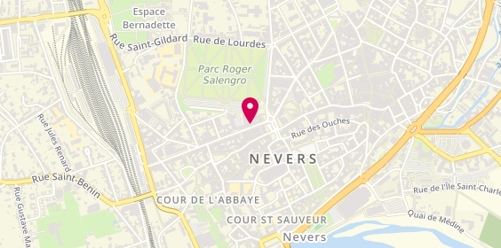 Plan de Chaussures Méric, 4 avenue Général de Gaulle, 58000 Nevers