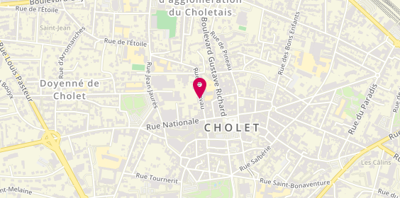 Plan de DENIS Lorraine, 15 Rue du Devau, 49300 Cholet