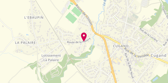 Plan de GERBAUD Eric, 8 Route Palaire, 85610 Cugand