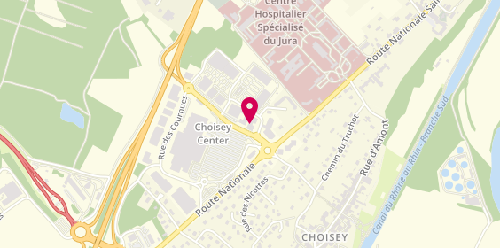 Plan de CHAUSSEA, 2 Rue du Fourney, 39100 Choisey