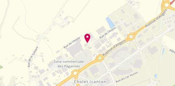 Plan de Camaieu, Rue Anjou, 49300 Cholet