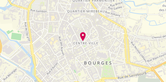 Plan de À l'Ombre des Marques | Bourges, 3 Rue de la Monnaie, 18000 Bourges