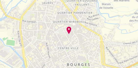 Plan de Comptoir des Cotonniers, 23 Rue Coursarlon, 18000 Bourges