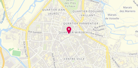 Plan de L'Adresse, 48 Rue Mirebeau, 18000 Bourges