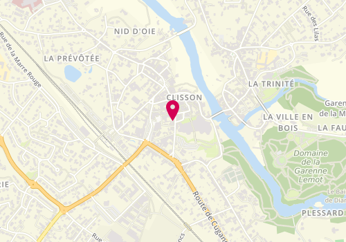 Plan de Toscane Chausseur, 40 Rue des Halles, 44190 Clisson