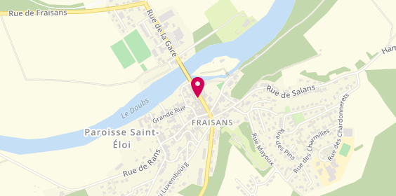 Plan de Eclat Boutic, 11 Rue du Pont, 39700 Fraisans