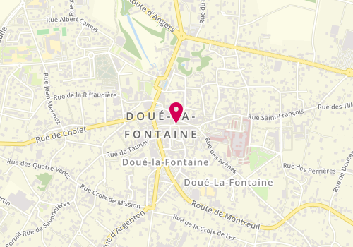 Plan de JCI, 21 place Jean Begault, 49700 Doué-la-Fontaine