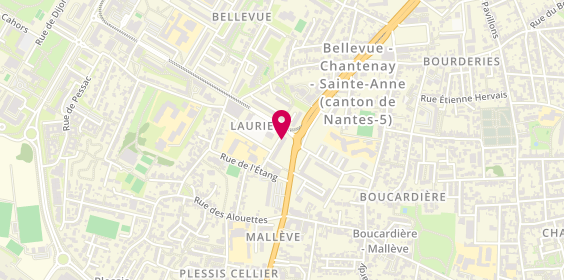 Plan de LEON Alexandre, 12 Rue du Drac, 44100 Nantes