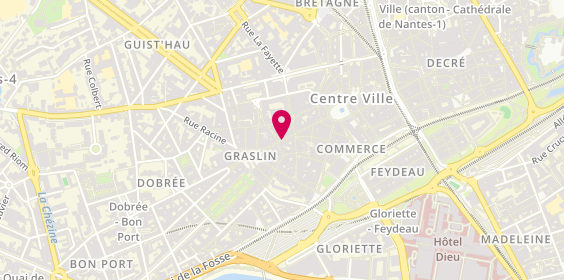 Plan de Burberrys France Sa, 17 Rue Crebillon, 44000 Nantes