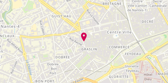 Plan de Blanche, 19 Rue Scribe, 44000 Nantes