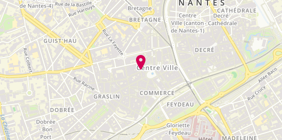 Plan de Chez Zizanie, 6 Rue Contrescarpe, 44000 Nantes