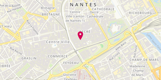 Plan de Rose Tendance, 10 Rue de la Paix, 44000 Nantes