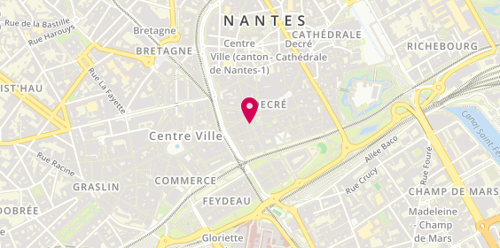 Plan de Rue de la Paix, 23 Rue de la Paix, 44000 Nantes