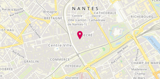 Plan de Patrice chaussures, 25 Rue de la Paix, 44000 Nantes