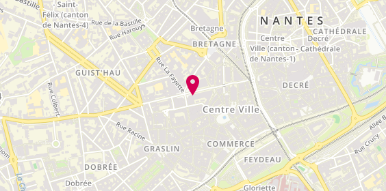Plan de René Derhy, 5 Rue du Calvaire, 44000 Nantes