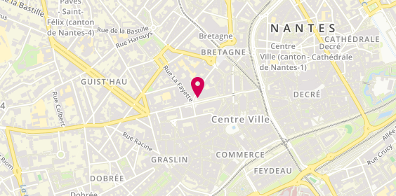 Plan de Zara, 8 Rue du Calvaire, 44000 Nantes