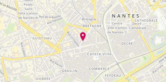 Plan de Bertho Chausseur, 4 Rue de Budapest, 44000 Nantes