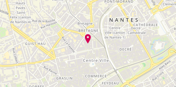 Plan de 1083 et Modetic, 7 Rue Guépin, 44000 Nantes