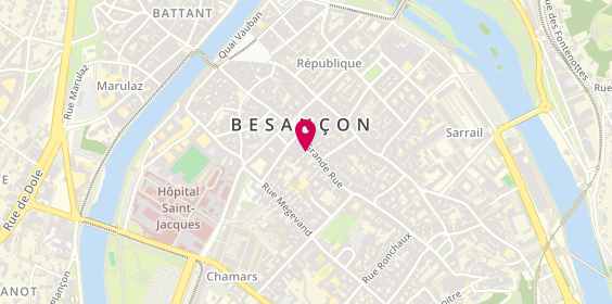 Plan de Petit Bateau, 64 Grande Rue, 25000 Besançon