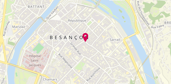 Plan de Artere 56, 56 Rue des Granges, 25000 Besançon