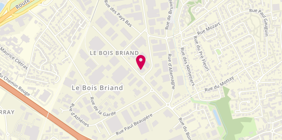 Plan de Petits Souliers, 24 Rue du Bois Briand, 44300 Nantes