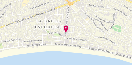 Plan de Week End à la Baule, 36 Avenue General de Gaulle, 44500 La Baule-Escoublac