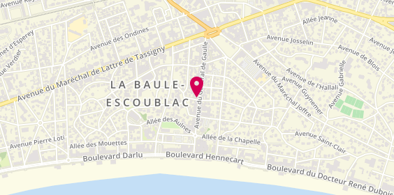 Plan de Blue Ink, 69-73
69 Avenue du General de Gaulle, 44500 La Baule-Escoublac