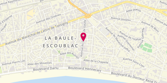 Plan de Oxxo, 74 avenue du Général de Gaulle, 44500 La Baule-Escoublac
