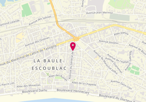 Plan de Nouchka, 116 A 118
116 Avenue du General de Gaulle, 44500 La Baule-Escoublac