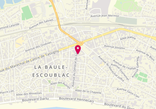 Plan de Sud Express, 130 avenue du Général de Gaulle, 44500 La Baule-Escoublac