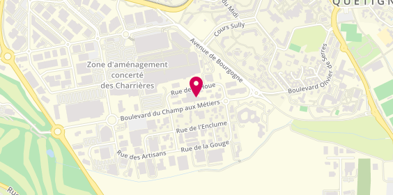 Plan de Aux Travailleurs Réunis, 10 Boulevard du Champ Aux Métiers, 21800 Quetigny