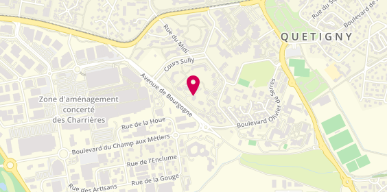Plan de Promod, Centre Commercial Carrefour Avenue Bourgogne, 21800 Quetigny