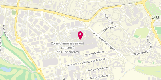 Plan de Armand Thiery Femme, Avenue de Bourgogne Centre Commercial Carrefour Grand, 21800 Quetigny