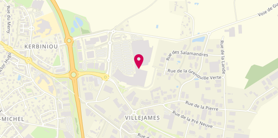Plan de Sergent Major GUERANDE, Centre Commercial Leclerc Zone Aménagement De
Rue de Villejames, 44350 Guérande