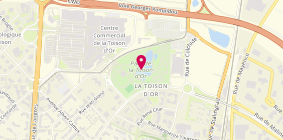 Plan de La Halle, Voie Georges Pompidou parc Commercial la Toison d'Or, 21000 Dijon