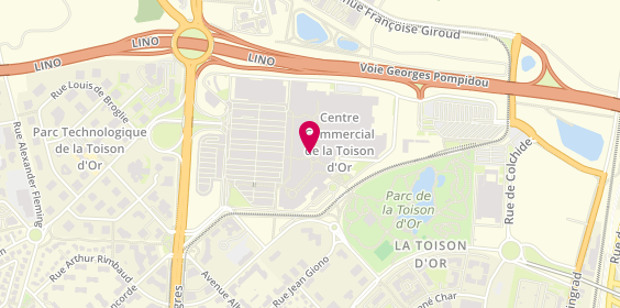Plan de Devred, Centre Commercial 
24 Place de la Fontaine, 21000 Dijon