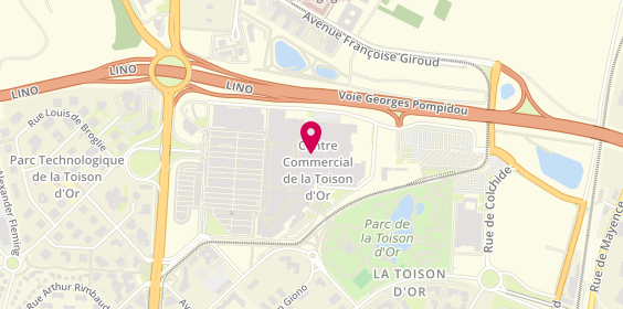 Plan de Jules Dijon-Toison d'Or, C. Cial. La Toison d'Or
78 Place de la Tonnelle, 21000 Dijon