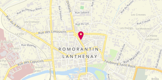 Plan de Océane, 79 Rue Georges Clemenceau, 41200 Romorantin-Lanthenay