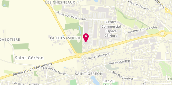 Plan de GÉMO, Boulevard de la Prairie Espace 23, 44150 Ancenis-Saint-Géréon