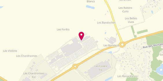 Plan de GÉMO, Zone Commerciale Leclerc
Rue des Chardonnes, 41200 Romorantin-Lanthenay