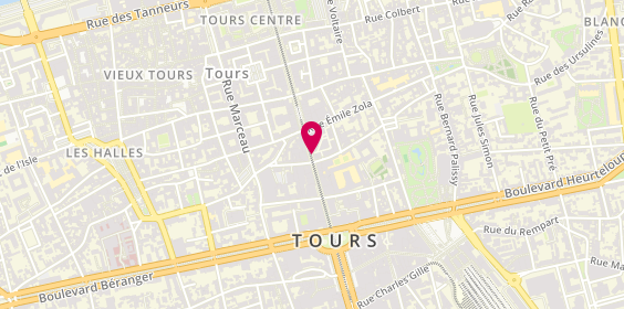 Plan de Burton Of London, 72 Rue Nationale, 37000 Tours